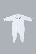 White and Blue Babygrow Set for Boys and Girls