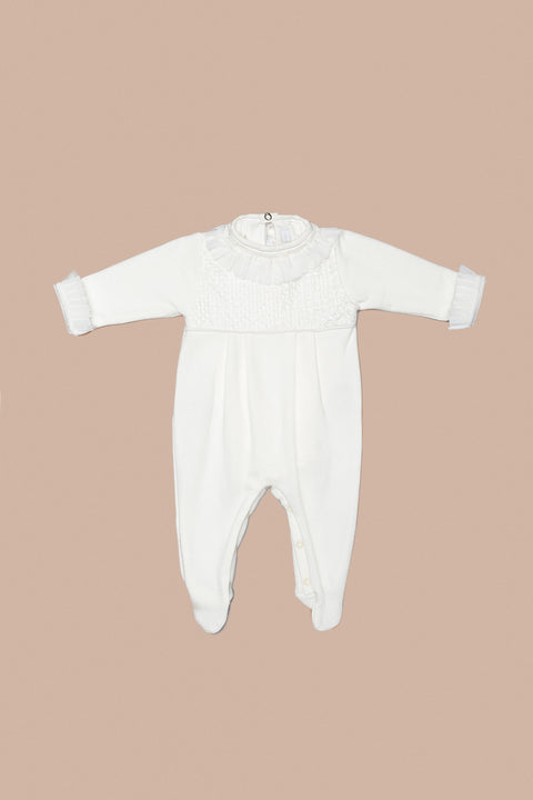 White Babygrow Set for Girls