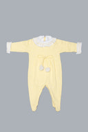 Yellow and White Babygrow Set for Girls