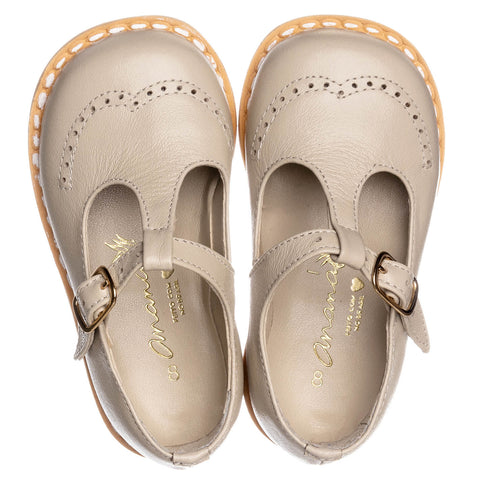 Ivory T-Bar Ananás Kids Shoes